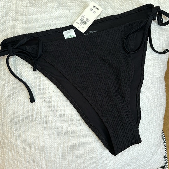 NWT Aerie Crinkle Cheekiest Tie Bikini Bottoms - Picture 6 of 8